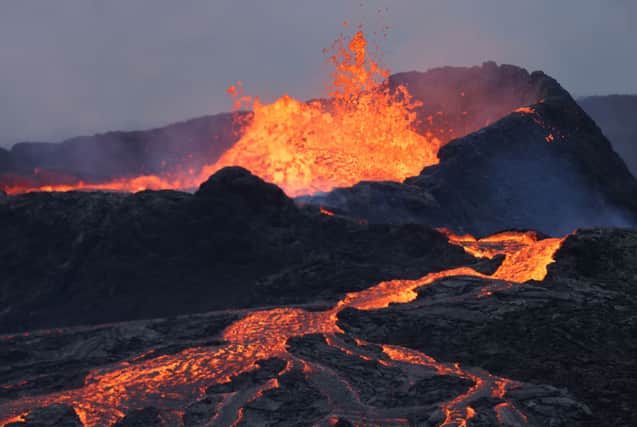 A volcano has erupted in Iceland, near the capital Reykjavik