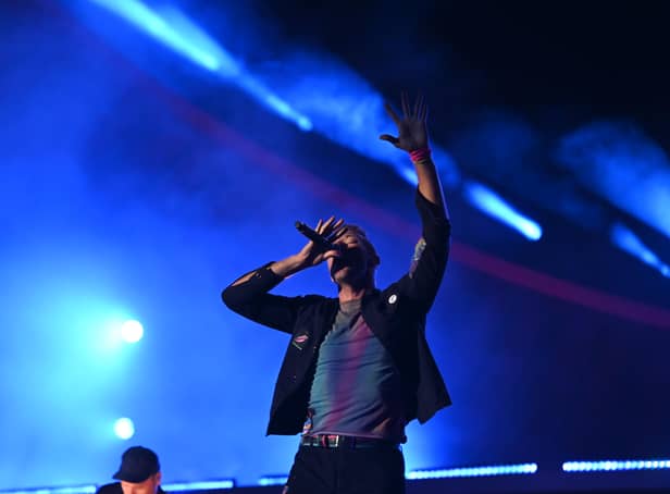 NEW YORK, NEW YORK - SEPTEMBER 25: Chris Martin of Coldplay performs onstage during Global Citizen Live, New York on September 25, 2021 in New York City. (Photo by Noam Galai/Getty Images for Global Citizen)
