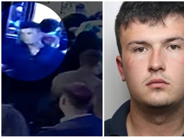 Jake Saxon, 23, glassed a nightclub reveller in the face.