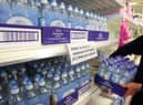 Supermarkets may be considering putting a limit in place for the sale of bottled water after a drought was declared in parts of England. (Credit: Getty Images