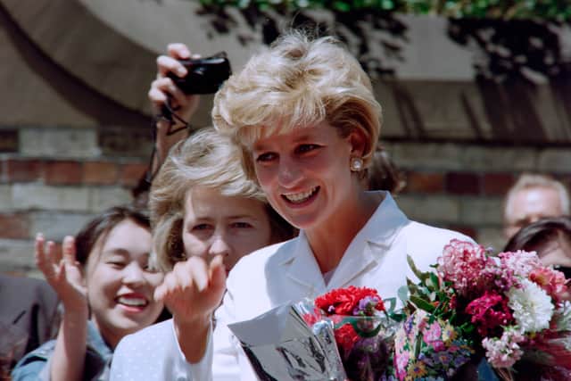 Princess Diana, Princess of Wales.