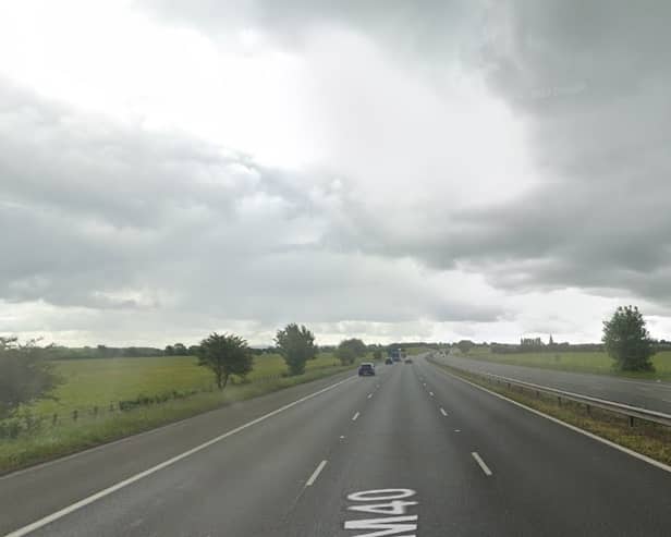M40 is closed between J6 and J7. Picture: Google Traffic