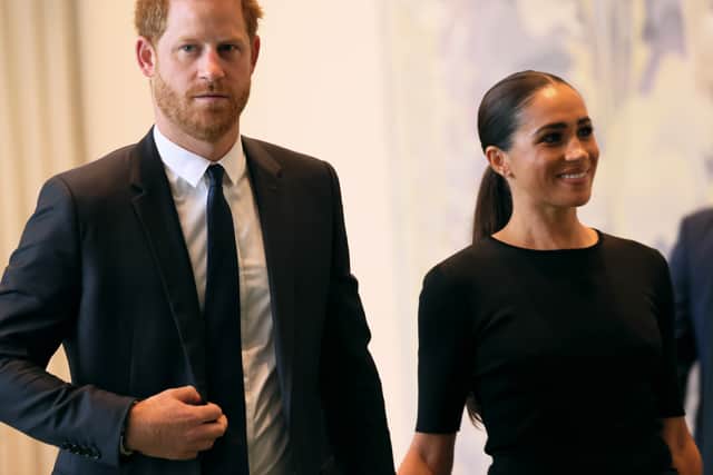 Prince Harry and Meghan Markle will attend the opening ceremony of the One Young World global youth summit in Manchester. Photo: Michael M. Santiago/Getty Images