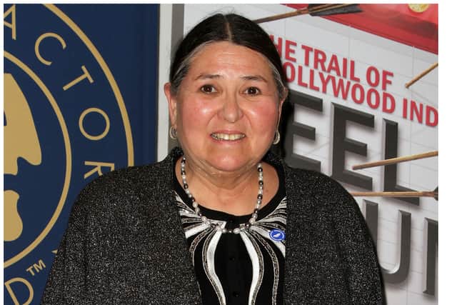 Native American civil rights activist and actress Sacheen Littlefeather has received an apology from the Academy after she was abused during the 1973 Oscars awards ceremony. (Photo by Valerie Macon/Getty Images)
