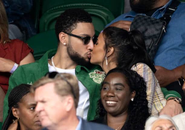 Ben Simmons and Maya Jama were seen in public at Wimbledon Tennis Championships (Pic:Getty)