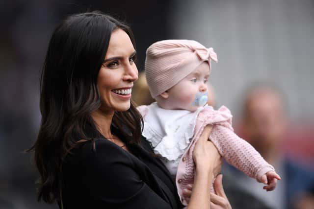 Christine Lampard with baby Patricia