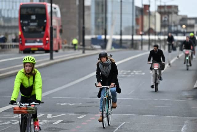 Cyclists may need registration plates and insurance under new laws the government is keen to introduce (Photo: Getty Images)