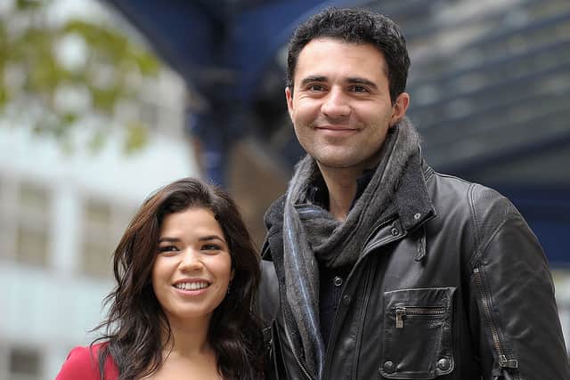America Ferrera and Darius at the photocall to promote their debuts in the West End production of Chicago in 2011 (Photo:  Ben Pruchnie/Getty Images)