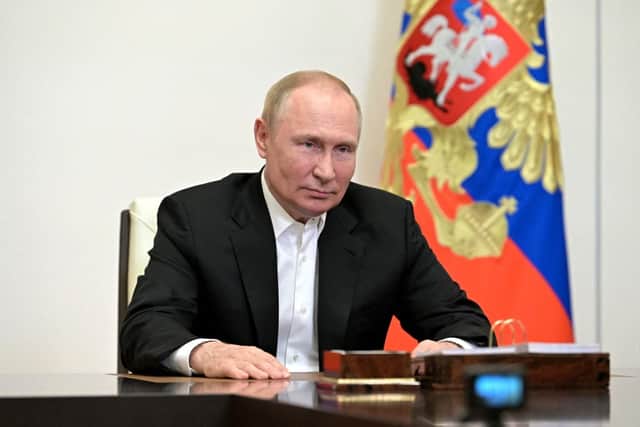 Jordanian-Russian billionaire Ziyad Manasir has alleged links to Vladimir Putin. credit: PAVEL BYRKIN/Sputnik/AFP via Getty Images