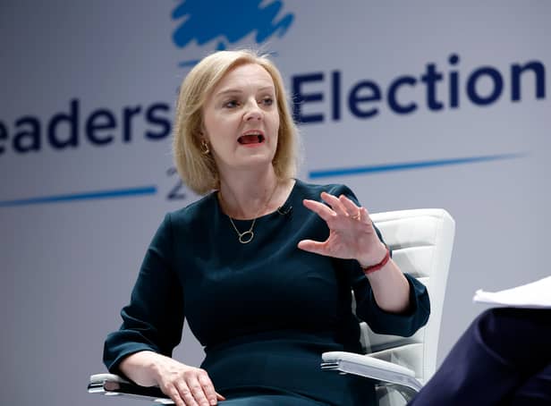 <p>Liz Truss has leaned heavily on her upbringing when appealing to Conservative Party members in the Tory leadership race. (Credit: Getty Images)</p>