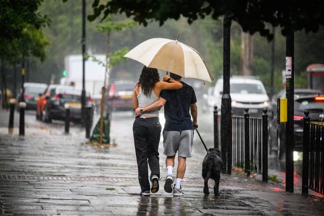 After the UK experienced a second summer heatwave, storms are expected starting in the north of the country (Getty Images)