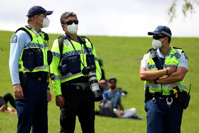 Police in Auckland, New Zealand. (Photo by Phil Walter/Getty Images)