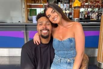 Jordan Banjo and new wife Naomi (Instagram/jordbanjo)
