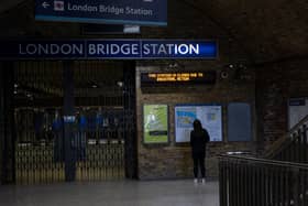 A closed underground station (Getty Images)