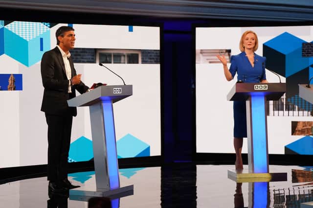Tory leadership candidates Rishi Sunak and Liz Truss have very different plans on how to tackle the cost of living crisis. Credit: Getty Images