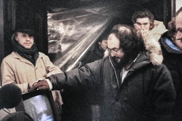 Leon Vitali (L) with director Stanley Kubrick (middle) (Photo: Filmworker)
