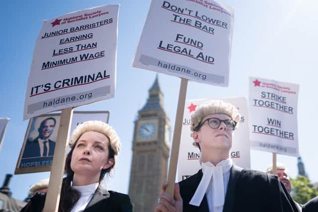 Criminal barristers said their demands are ‘modest’ (image: PA)