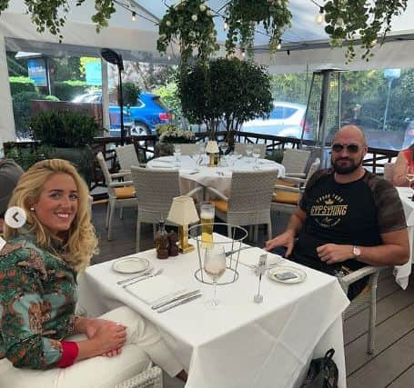 Paris and Tyson Fury in Majorca (Instagram/ parisfury1)
