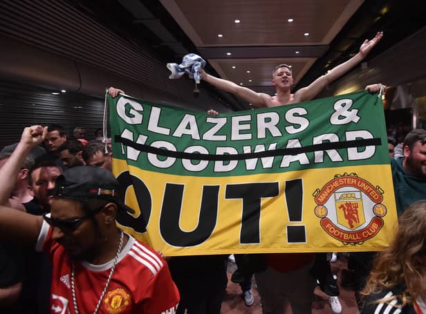 <p>Protests against the Glazers back in April 2022</p>