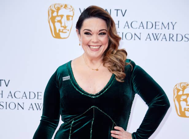 <p>Lisa Riley at the Virgin TV British Academy Television Awards in May 2018 (Photo by Jeff Spicer/Getty Images)</p>