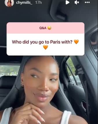 Chyna Mills addressed the relationship rumours during an Instagram Q+A (@chymills_ - Instagram)