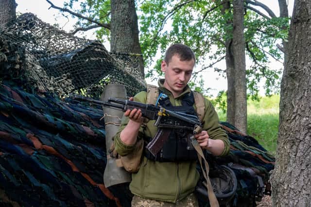 Many Ukrainian soldiers had never held a gun before the war began. Credit: Getty Images