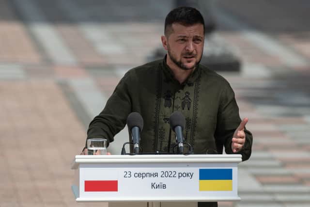President Zelensky has warned of an attack from Russia on Ukraine’s Independence Day. Credit: Getty Images