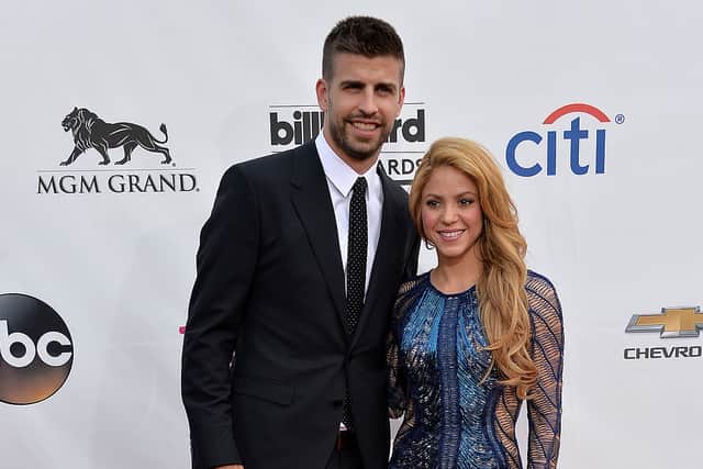 Shakira and Gerard Pique attend the 2014 Billboard Music Awards at the MGM Grand Garden Arena on May 18, 2014 in Las Vegas, Nevada.  (Photo by Frazer Harrison/Getty Images)