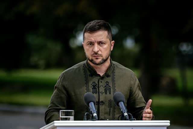  Ukraine’s President Volodymyr Zelensky