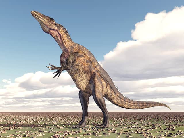 Acrocanthosaurus tracks have been identified in a Texas river (image: Adobe)