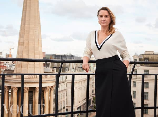 Photo issued by Vogue of Laura Kuenssberg, who appears in the September issue of British Vogue (Photo: PA/Paul Wetherell/British Vogue)