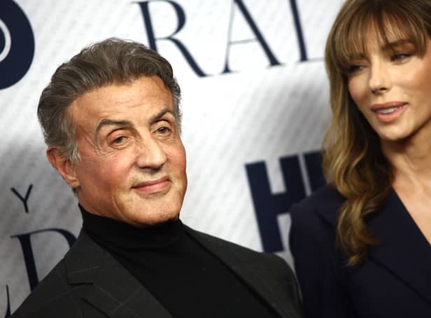 <p>Sylvester Stallone and Jennifer Flavin attend the Premiere Of HBO Documentary Film "Very Ralph" at The Paley Center for Media on November 11, 2019 in Beverly Hills, California. (Photo by Tommaso Boddi/Getty Images)</p>