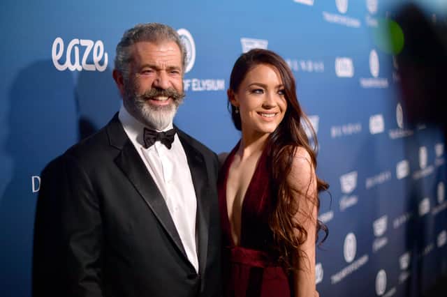  Mel Gibson and his girlfriend Rosalind Ross attend Michael Muller’s HEAVEN, presented by The Art of Elysium, on January 5, 2019 in Los Angeles, California.  (Photo by Matt Winkelmeyer/Getty Images)