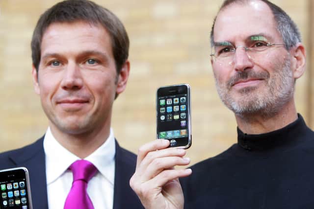 The first iPhone was launched by Steve Jobs in 2007 (Getty Images)