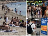 Holidaymakers travelling to Spain have been warned of disruption due to strikes (Photos: Getty)