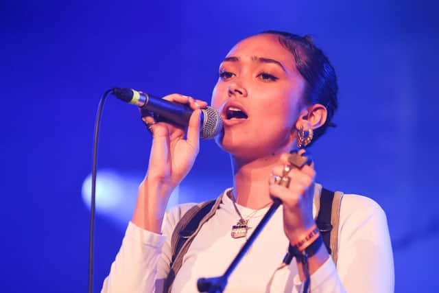 Joy Crookes performs on the Fender Next stage during the Great Escape Festival at Old Market on May 09, 2019 in Brighton, England. (Photo by Tabatha Fireman/Getty Images for Fender Musical Instruments Corporation)