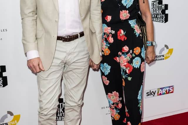 Adrian Dunbar  and Anna Nygh attend The Southbank Sky Arts Awards 2017 at The Savoy Hotel on July 9, 2017 in London, England.  (Photo by Ian Gavan/Getty Images)