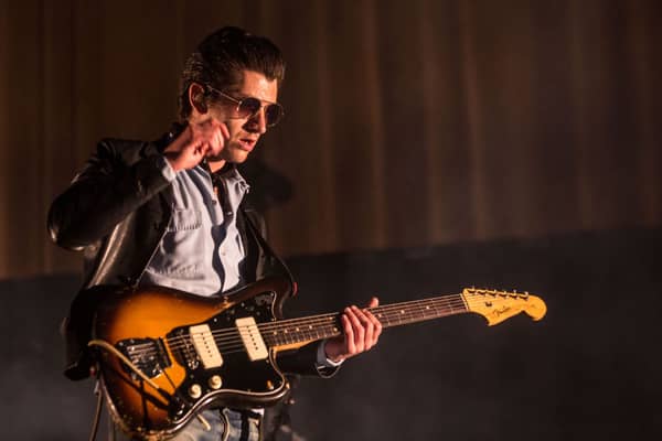 The Arctic Monkeys performs during the second day of Lollapalooza Buenos Aires 2019 at Hipodromo de San Isidro on March 30, 2019 in Buenos Aires, Argentina. (Photo by Santiago Bluguermann/Getty Images)