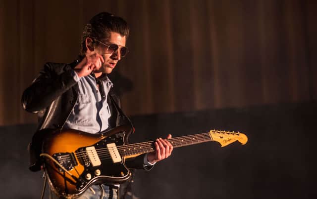 The Arctic Monkeys performs during the second day of Lollapalooza Buenos Aires 2019 at Hipodromo de San Isidro on March 30, 2019 in Buenos Aires, Argentina. (Photo by Santiago Bluguermann/Getty Images)