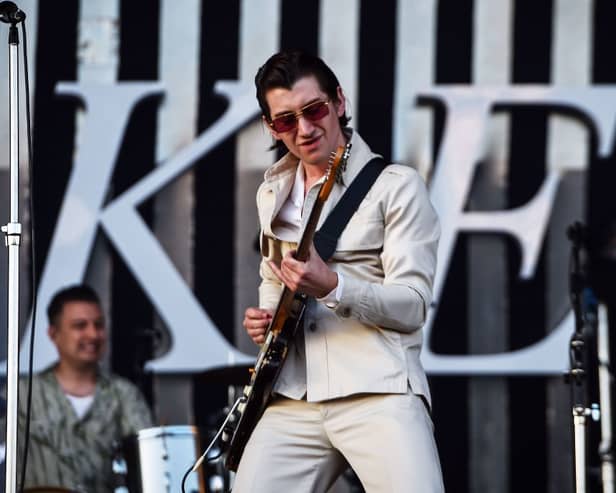 The Arctic Monkeys play their headline set on the main stage during day 3 of the 2018 TRNSMT festival at Glasgow Green, Glasgow, July 1, 2018. (Photo by ANDY BUCHANAN/AFP via Getty Images)