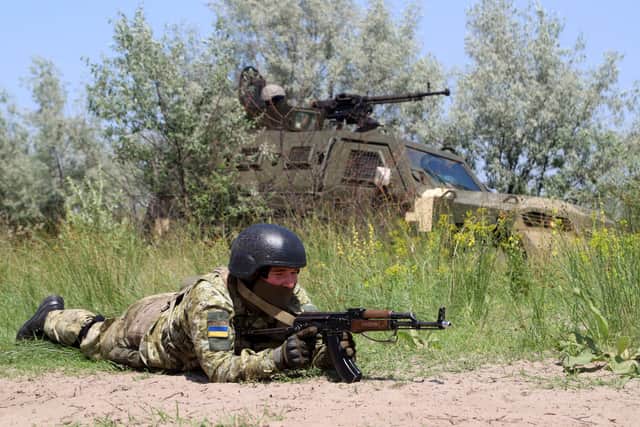 Ukraine has launched a counter-offensive against the Russian controlled city of Kherson (Pic: AFP via Getty Images)
