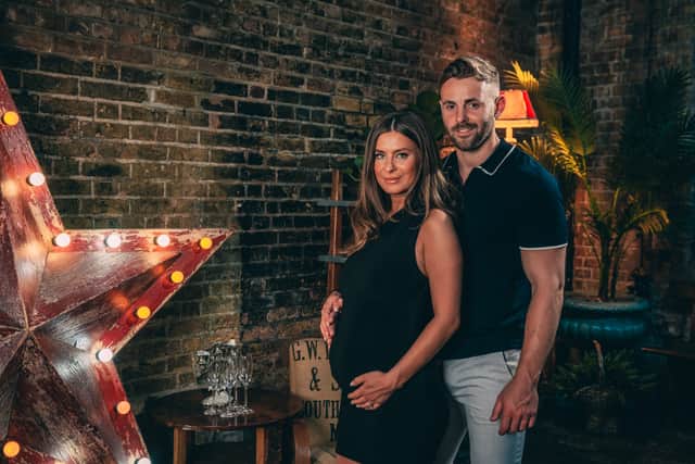 Tayah and Adam at the Married at First Sight One Year On episode (Pic: Channel 4)