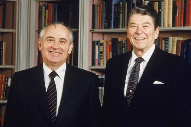 Soviet President Mikhail Gorbachev played a key role in repairing the relationship between The Soviet Union and The USA (Getty Images)