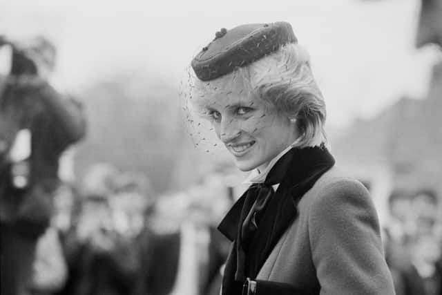 Diana, Princess of Wales (1961 - 1997), visits Colston's School in Bristol, UK, 19th November 1983. (Photo by Len Trievnor/Daily Express/Hulton Archive/Getty Images)