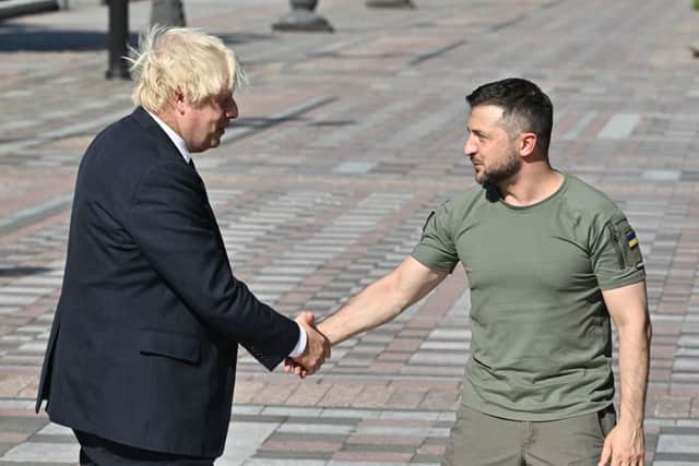 Current Prime Minister Boris Johnson visited Ukraine for the country’s Independence Day on 24 August. Credit: Getty Images