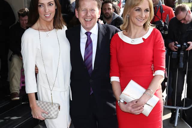 Bill Turnbull with BBC Breakfast presenters Sally Nugent and Louise Minchin in 2015 (Pic: Getty Images)