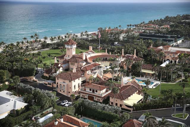 The FBI searched Donald Trump’s residence in Palm Beach, Florida on 8 August. Credit: Getty Images