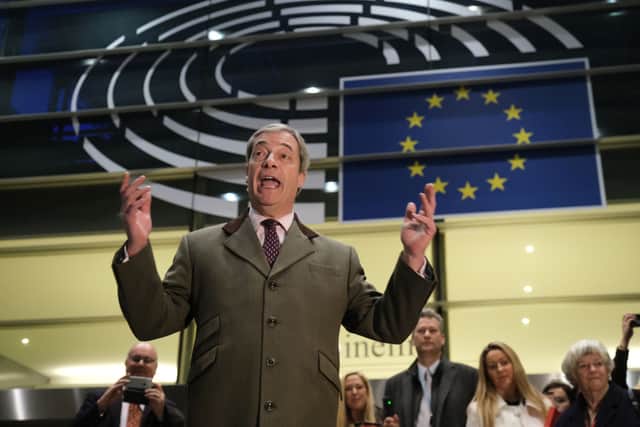 Leave.EU was created as a support group for Nigel Farage and his campaign to leave the European Union. Credit: Getty Images
