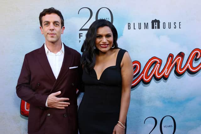Mindy Kaling has shared of BFF B.J. Novak holding her daughter Katherine on a trip to the planetarium