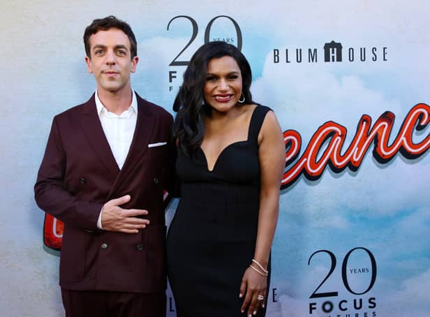<p>Mindy Kaling has shared of BFF B.J. Novak holding her daughter Katherine on a trip to the planetarium</p>